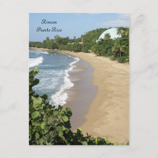 Playa en Rincon Puerto Rico Postkarte