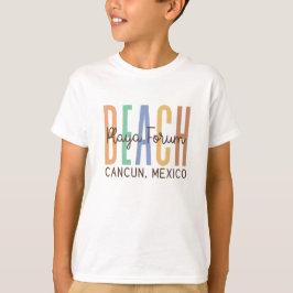 Playa Forum Cancun Mexiko (Sande) T-Shirt
