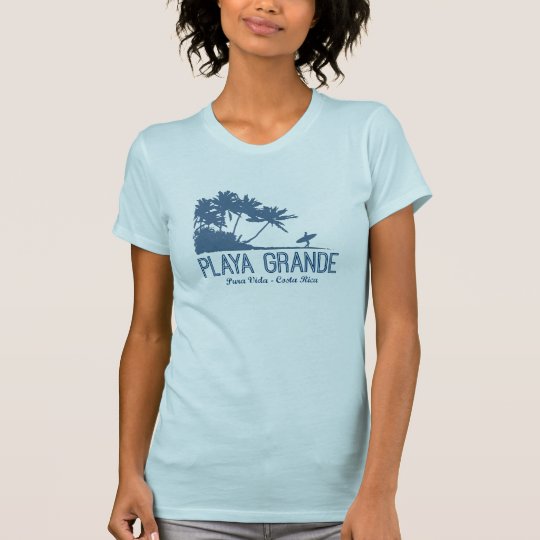 Playa großes Costa Rica, das Strand surft T-Shirt