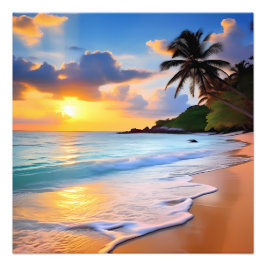 Playa Hermosa Fotodruck