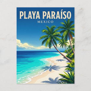 Playa Paraíso Mexiko Postkarte