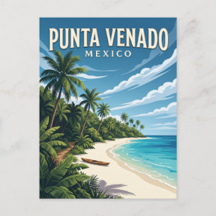 Playa Punta Venado Mexiko Postkarte