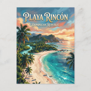 Playa Rincon Dominikanische Republik Postkarte