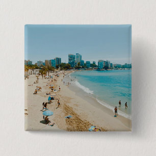Playa San Juan - Alicante - Spanien Button