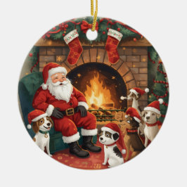 Playa Santa & Pets Weihnachten Keramik Ornament