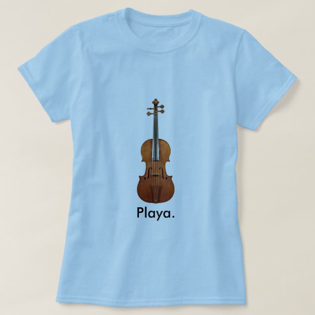 Playa (Violine) T-Shirt (Design vorne)