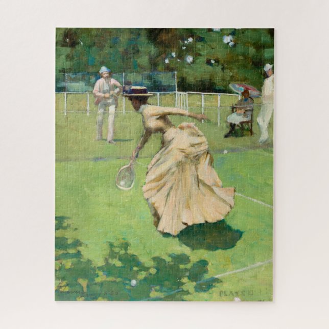 Played, Tennis Match von Sir John Lavery (Vertikal)