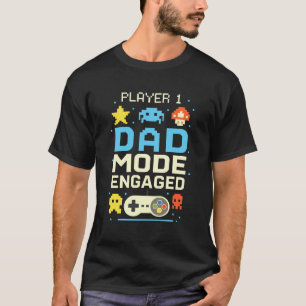 Player 1 Vater Modus Verlobt T - Shirt