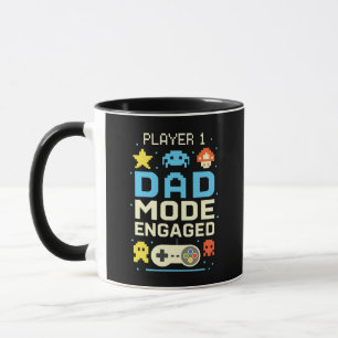 Player 1 Vater Modus Verlobt Tasse