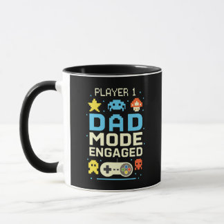 Player 1 Vater Modus Verlobt Tasse