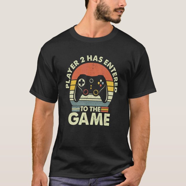 Player 2 ist in das Spiel Videospiel Matchi T-Shirt (Vorderseite)