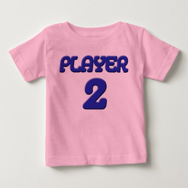 Player 2 Shirt mit Glühen (Vorderseite)