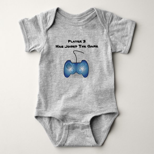 Player 3 Has Joined The Game Baby Strampler (Vorderseite)