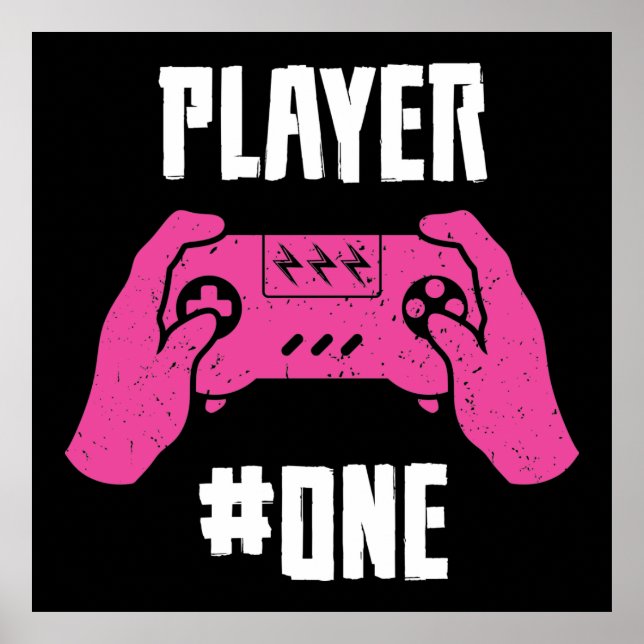 Player #One Gaming Poster (Vorne)