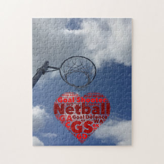 Player Positionierung Liebe Netball Jigsaw Puzzle