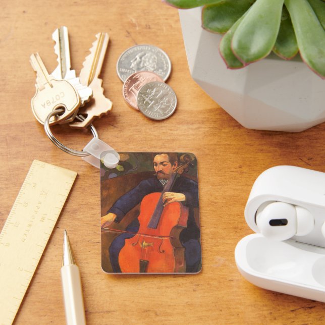 Player Schneklud Portrait von Paul Gauguin Schlüsselanhänger (Schreibtisch)