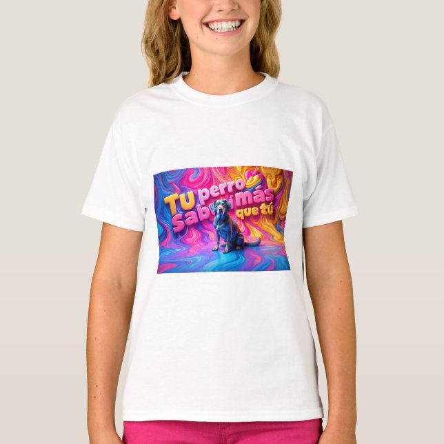 Playera básica de niñas T-Shirt (Vorderseite)