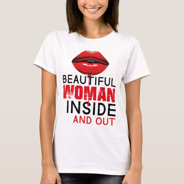 Playera Beautiful Woman T-Shirt (Vorderseite)