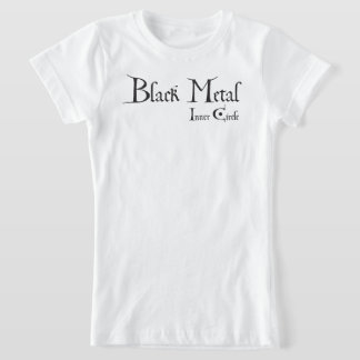 Playera Black Metal Logo (black ink) T-Shirt