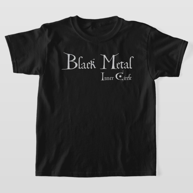 Playera Black Metal Logo T-Shirt (Ablage )