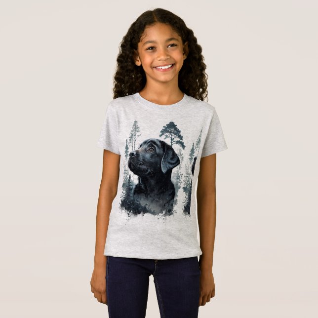 Playera con punto de jersey para niña T-Shirt (Vorne ganz)