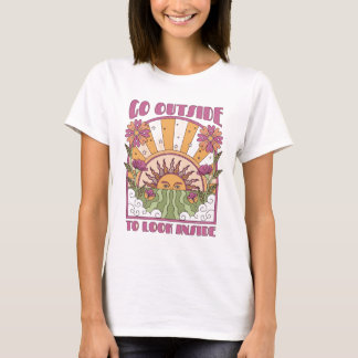 Playera ilustración del sol T-Shirt