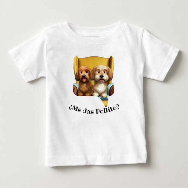 Playera Infantil “Amiguitos Peludos” Baby T-shirt (Vorderseite)