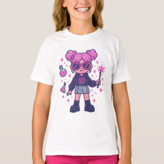 Playera Kawaii Pink Witchy – Cute Magical T-shirt
