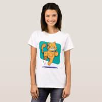 Playeras con erkundet de gatos