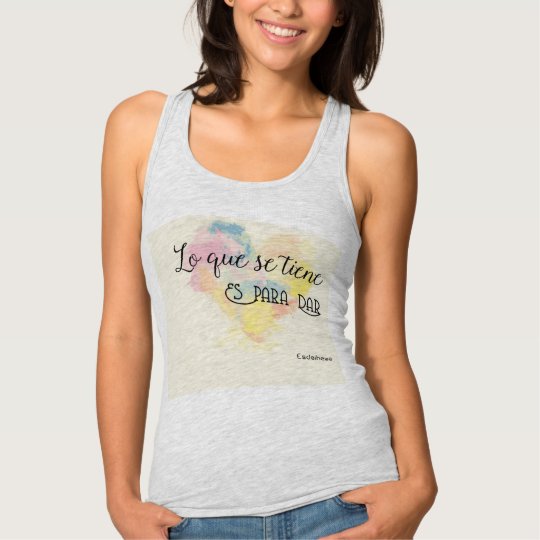 PLAYERAS FRASES ESDEIHEWE TANK TOP