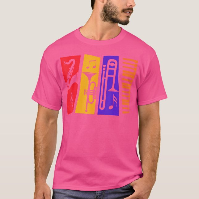 Players Jazz Music T-Shirt (Vorderseite)