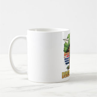 Playful 80s Dino Hugging Tree Tee – Eco-Friendly ' Kaffeetasse
