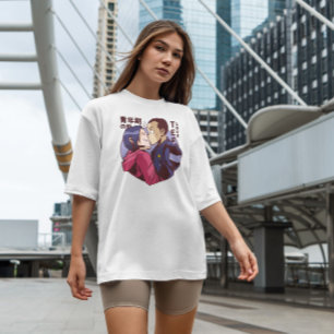 Playful Anime Couple T-Shirt