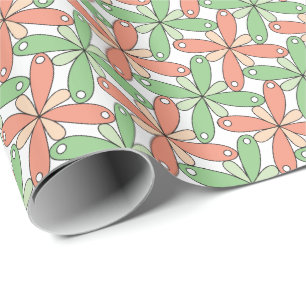 Playful Blumenmuster Eispasten CC1288 Geschenkpapier