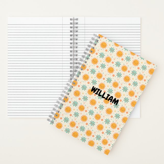 Playful Boho Sun Notizbuch (Innen)