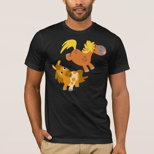 Playful Cartoon-Pony-T - Shirt (Vorderseite)