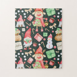 Playful Christmas Aesthetic Pattern - Fun Holiday 