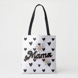 Playful Daisy Mama Tote Bag | Niedlich und trendy Tasche