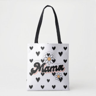 Playful Daisy Mama Tote Bag | Niedlich und trendy Tasche