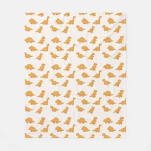 Playful Dinosaurier Chicken Nugget Soft Kids Bedti Fleecedecke