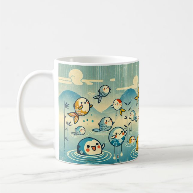 Playful fish Classic Tasse, 325 ml Kaffeetasse (Links)