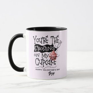 Playful Frosting on My Cupcake Valentine Mug Tasse