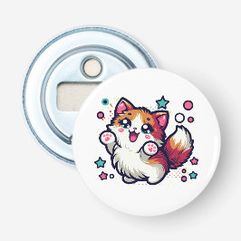 Playful Furry Cat Flaschenöffner