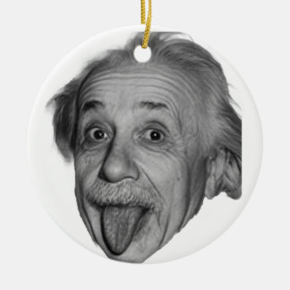 Playful Genius – Albert Einstein  Keramik Ornament