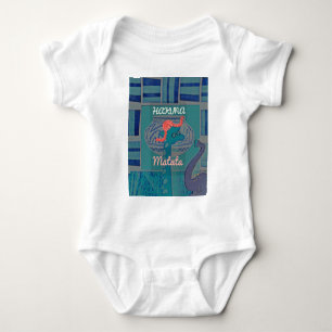 Playful Giraffe Art: Ein afrikanisches Vergnügen Baby Strampler