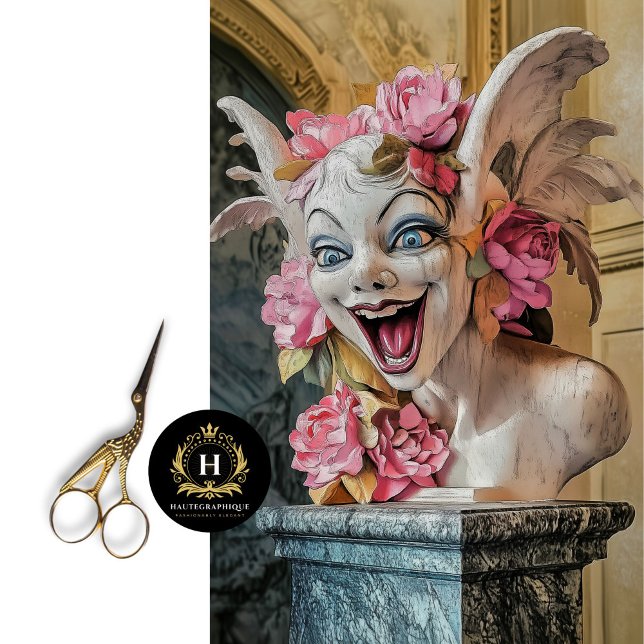 Playful Gothic Paris Gargoyle Decoupage Seidenpapier (Von Creator hochgeladen)