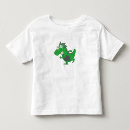 Playful Green Dino Kleinkind T-shirt