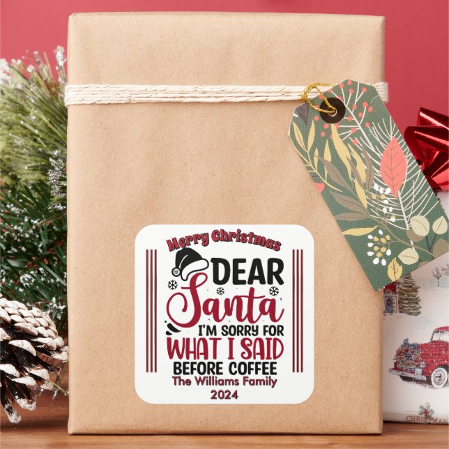 Playful Humorous Christmas Stickers (vacances)
