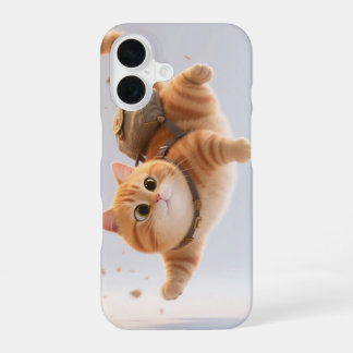 Playful Kawaii Cat Phone Case iPhone 16 Hülle