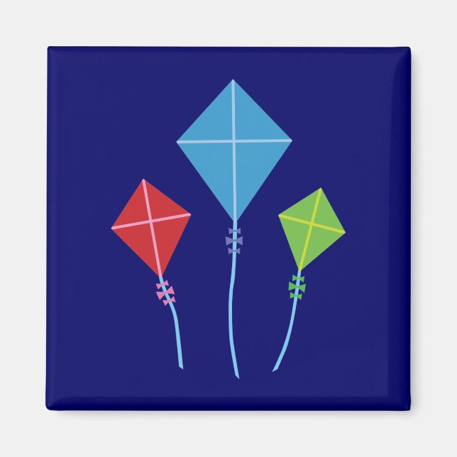 Playful Kites Magnet (Vorne)